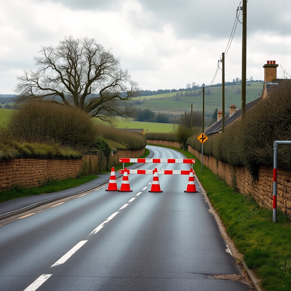 Road Closures Leave Cotswolds Community Trapped at Home